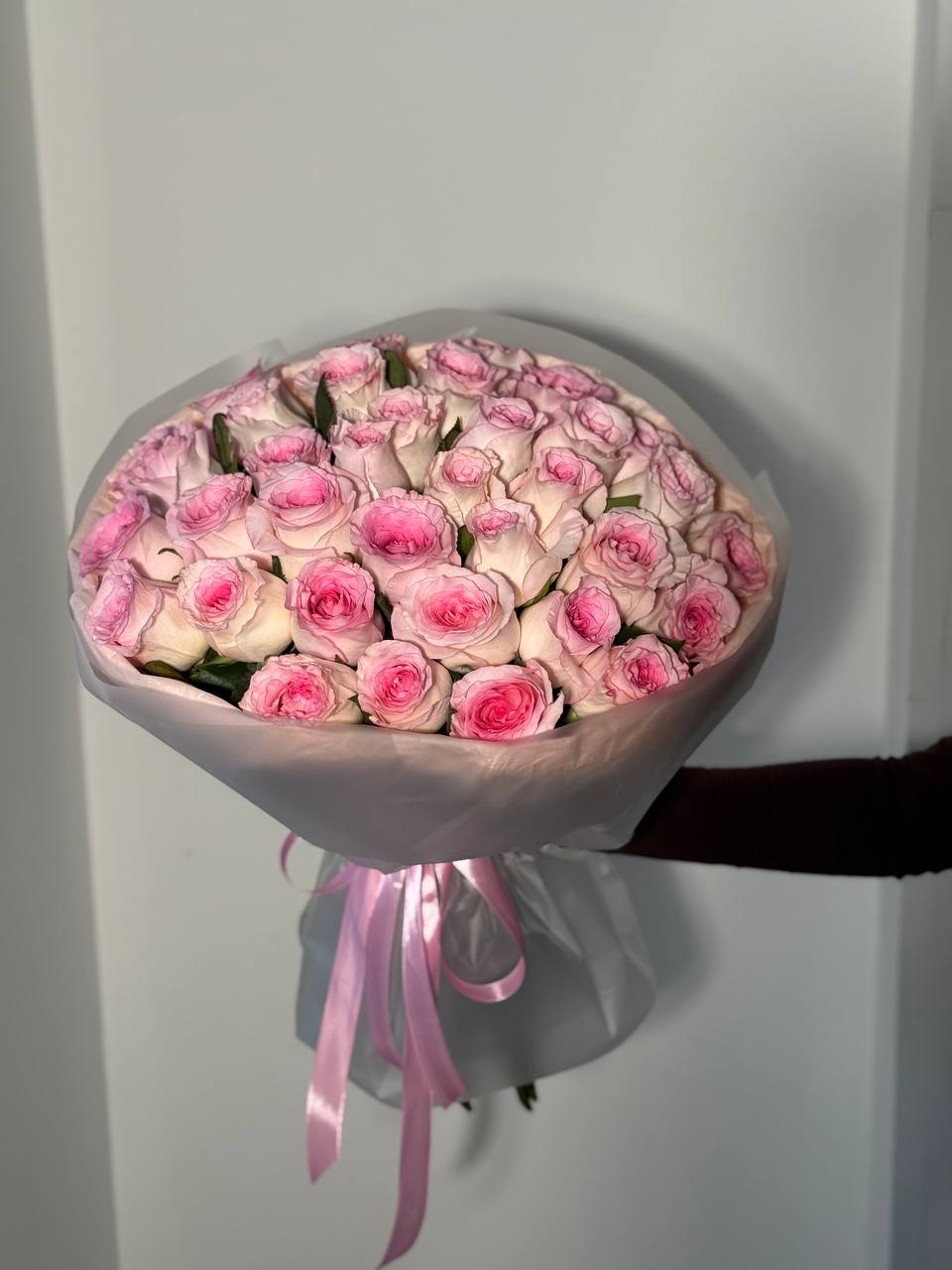 Букет пионовидных роз Мандала