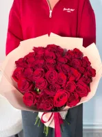 Цветы Букет красных роз 1