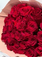Цветы Букет красных роз 3