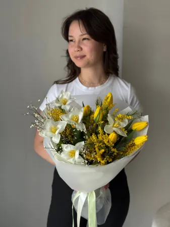 Букет «Мимозные сны»