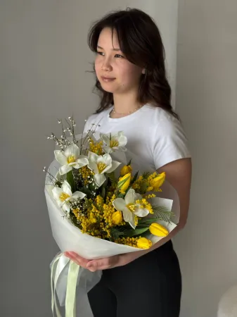 Букет «Мимозные сны»