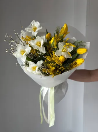 Букет «Мимозные сны»