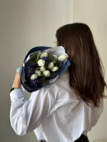 Цветы Букет «Лиловый взгляд» 2