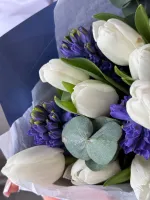 Цветы Букет «Лиловый взгляд» 3