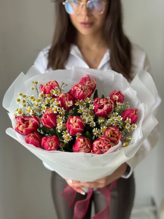 Букет «Романтика марта»