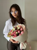 Цветы Букет «Пудровый шарм» 1