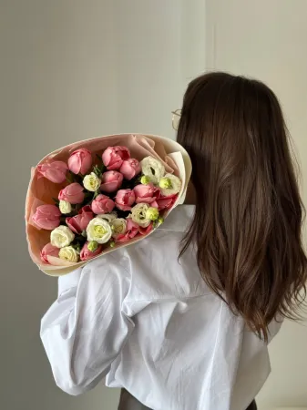 Букет «Пудровый шарм»