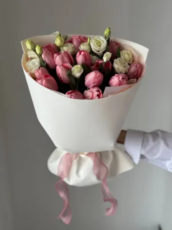 Букет «Пудровый шарм»