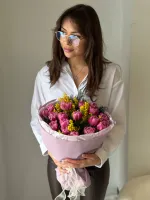 Цветы Букет «Лимонный баблгам» 0