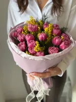 Цветы Букет «Лимонный баблгам» 1