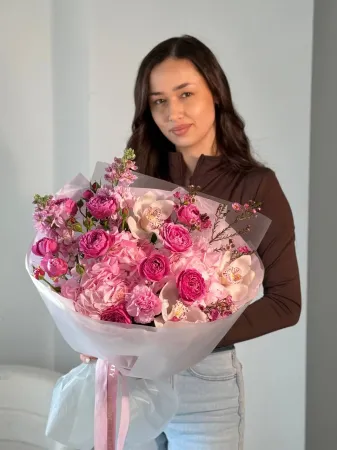 Букет «Малиновый рай»