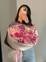 Цветы Букет «Малиновый рай» 1