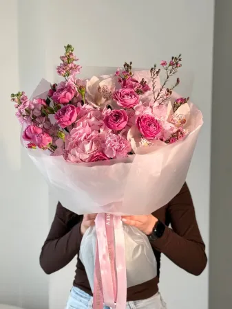 Букет «Малиновый рай»