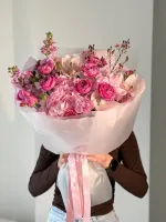 Цветы Букет «Малиновый рай» 2