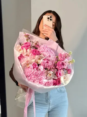 Букет «Малиновый рай»