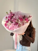 Цветы Букет «Малиновый рай» 2