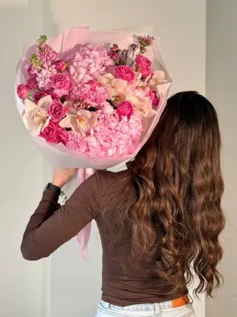 Букет «Малиновый рай»