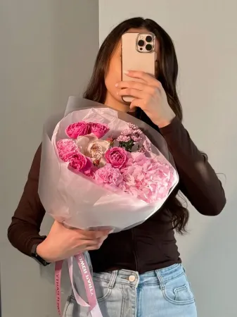 Букет «Малиновый рай»