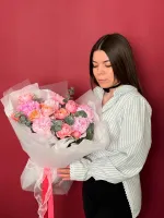 Цветы Букет «Теплый рассвет» 0