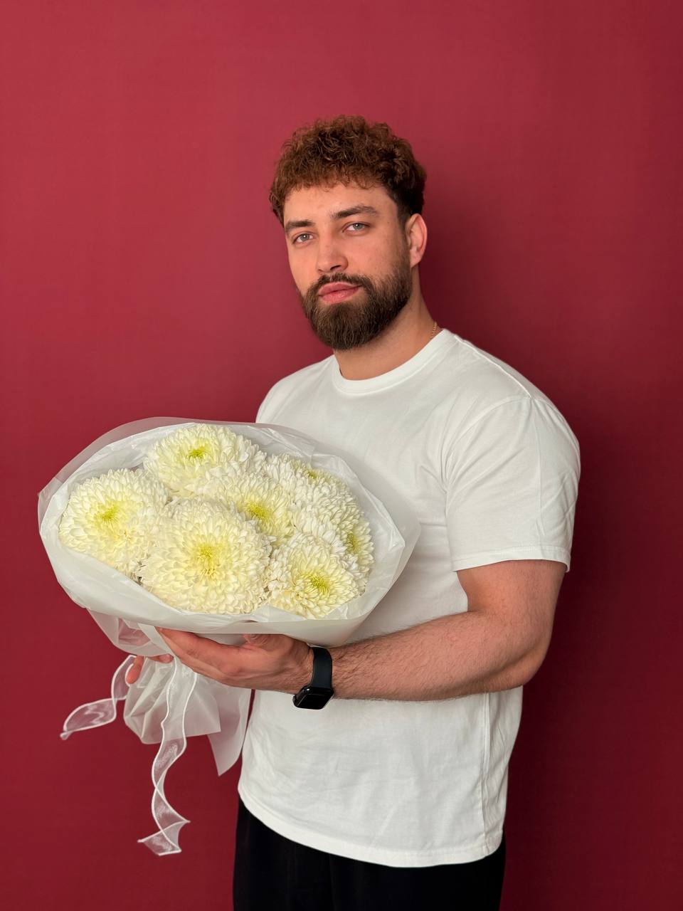 Букет хризантем Магнум