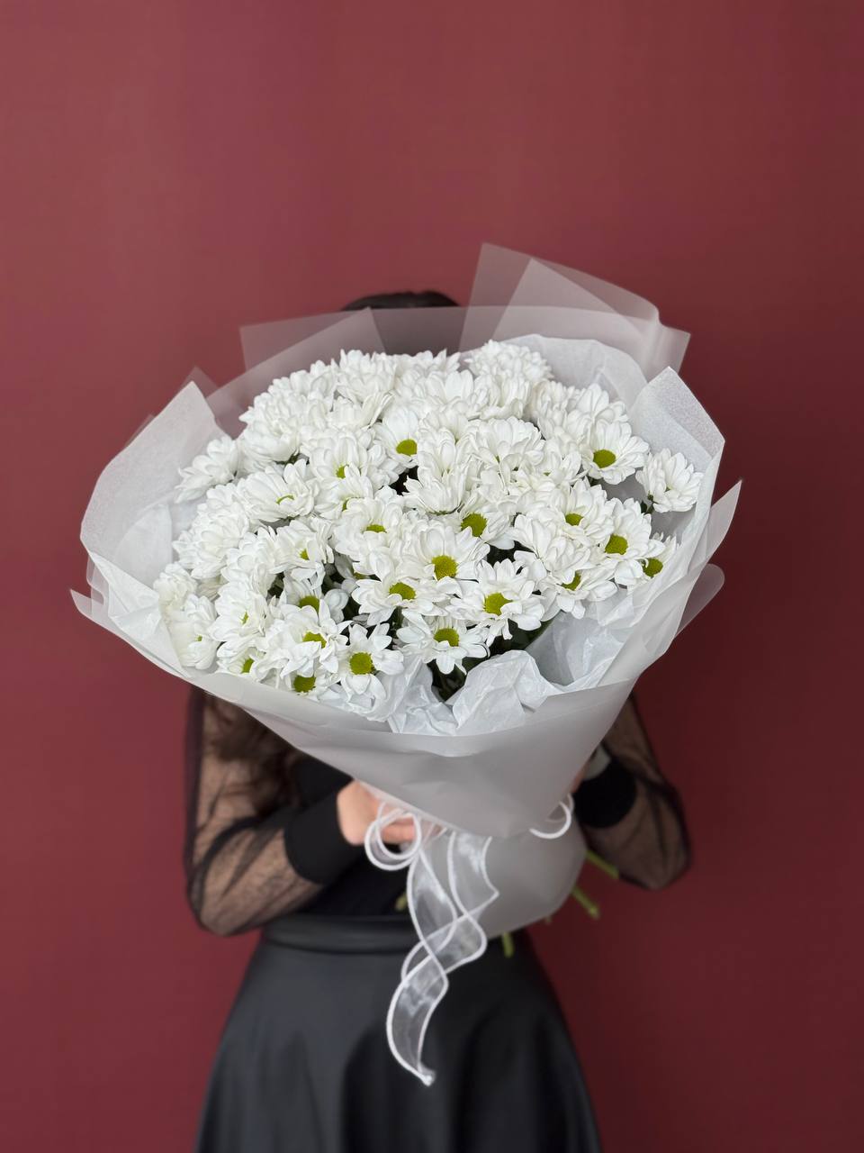 Букет хризантем Чик - ромашек