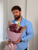 Цветы Букет «Цветочные Бигуди» 0