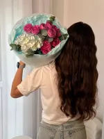 Цветы Букет «Розовый закат» 2